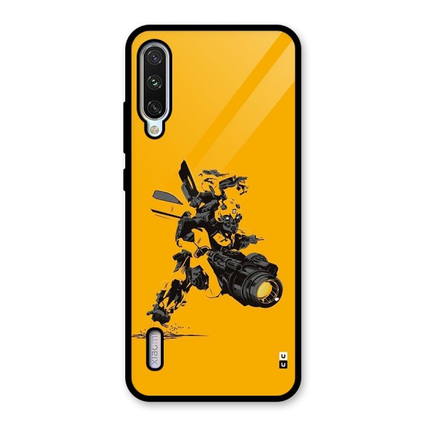 Bumblebee Glass Back Case for Mi A3