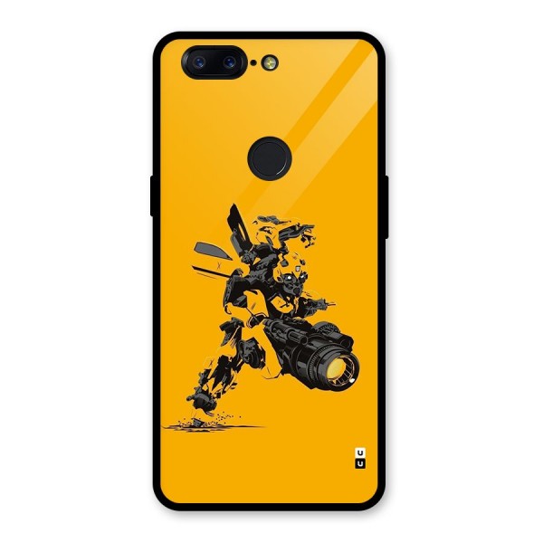 Bumblebee Glass Back Case for OnePlus 5T