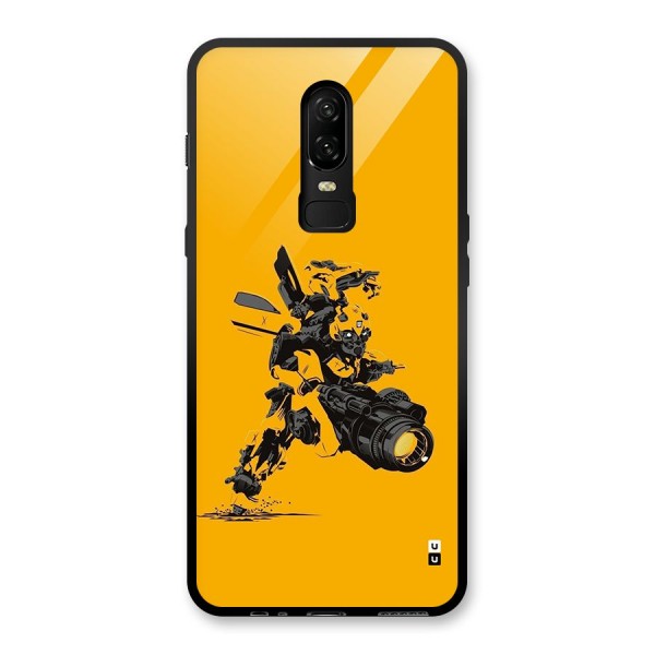 Bumblebee Glass Back Case for OnePlus 6