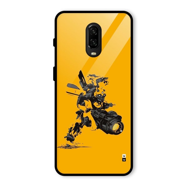 Bumblebee Glass Back Case for OnePlus 6T