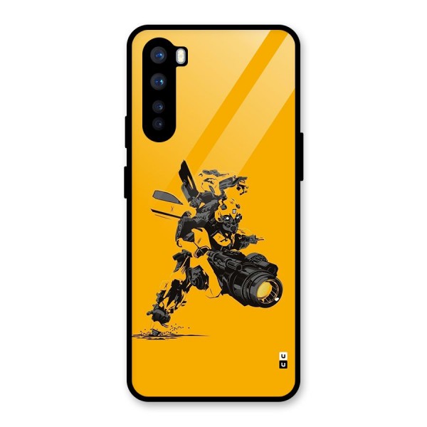 Bumblebee Glass Back Case for OnePlus Nord