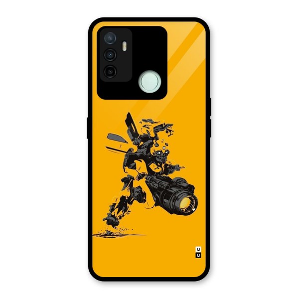 Bumblebee Glass Back Case for Oppo A53