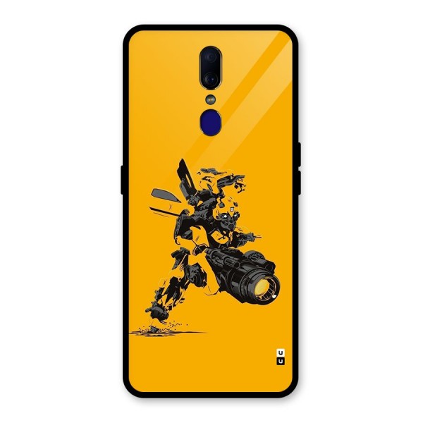 Bumblebee Glass Back Case for Oppo F11