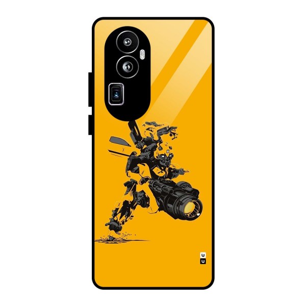 Bumblebee Glass Back Case for Oppo Reno10 Pro Plus