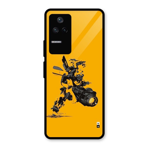 Bumblebee Glass Back Case for Poco F4 5G