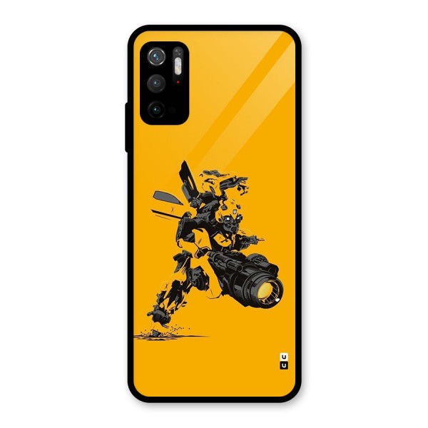 Bumblebee Glass Back Case for Poco M3 Pro 5G