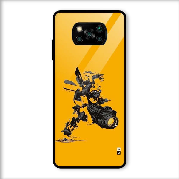 Bumblebee Glass Back Case for Poco X3