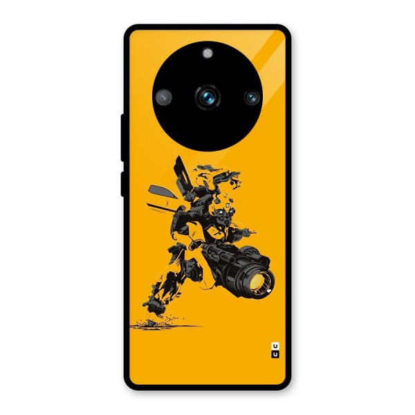 Bumblebee Glass Back Case for Realme 11 Pro