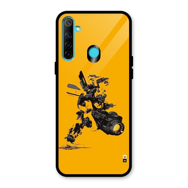 Bumblebee Glass Back Case for Realme 5