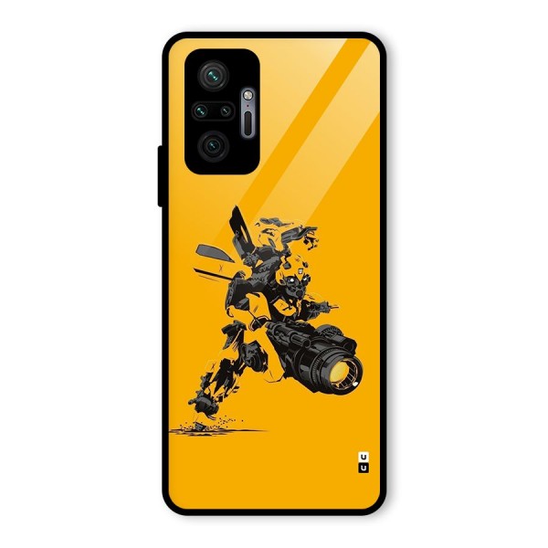 Bumblebee Glass Back Case for Redmi Note 10 Pro Max