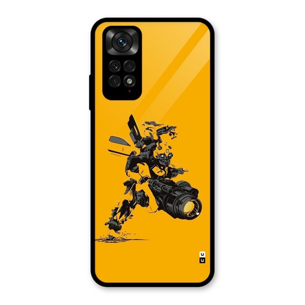 Bumblebee Glass Back Case for Redmi Note 11S