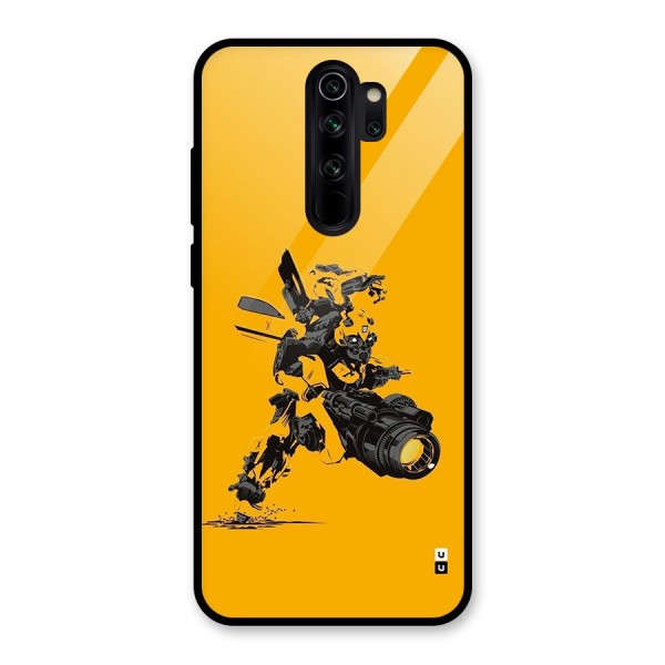 Bumblebee Glass Back Case for Redmi Note 8 Pro