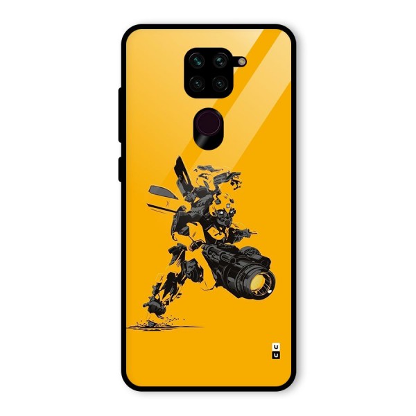 Bumblebee Glass Back Case for Redmi Note 9