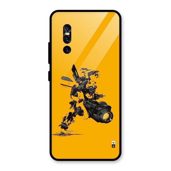 Bumblebee Glass Back Case for Vivo V15 Pro