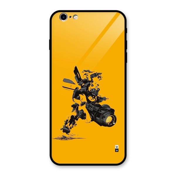 Bumblebee Glass Back Case for iPhone 6 Plus 6S Plus