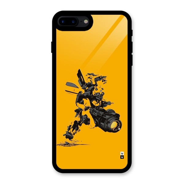 Bumblebee Glass Back Case for iPhone 7 Plus