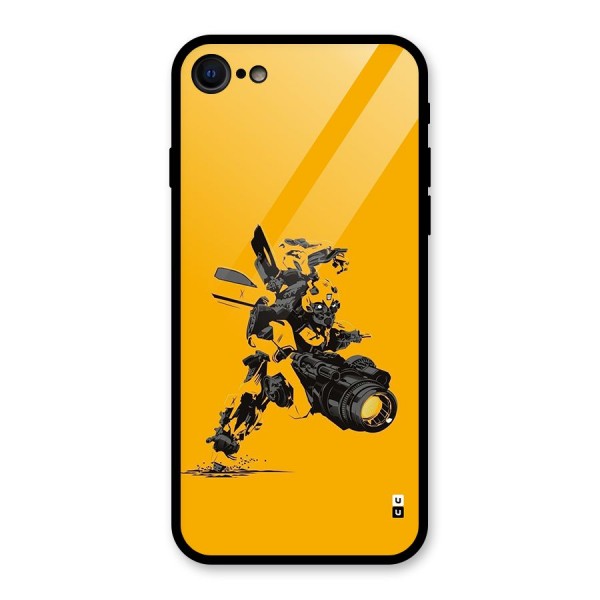 Bumblebee Glass Back Case for iPhone 8