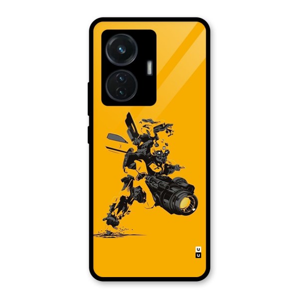 Bumblebee Glass Back Case for iQOO Z6 44W