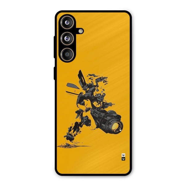 Bumblebee Metal Back Case for Galaxy F55