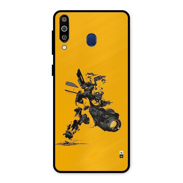 Bumblebee Metal Back Case for Galaxy M30