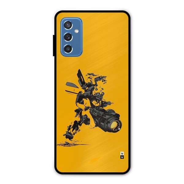 Bumblebee Metal Back Case for Galaxy M52 5G