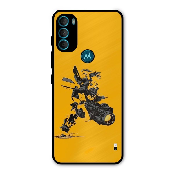 Bumblebee Metal Back Case for Moto G71 5G