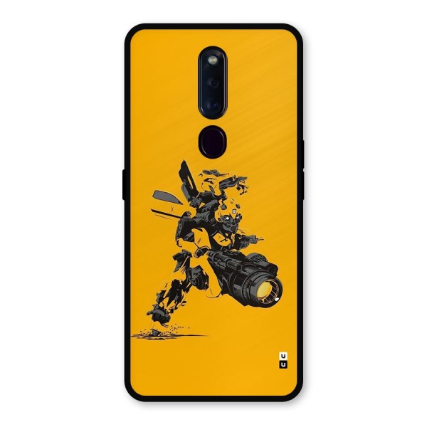 Bumblebee Metal Back Case for Oppo F11 Pro