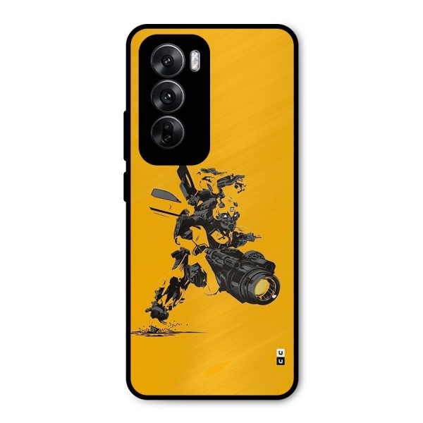 Bumblebee Metal Back Case for Oppo Reno12