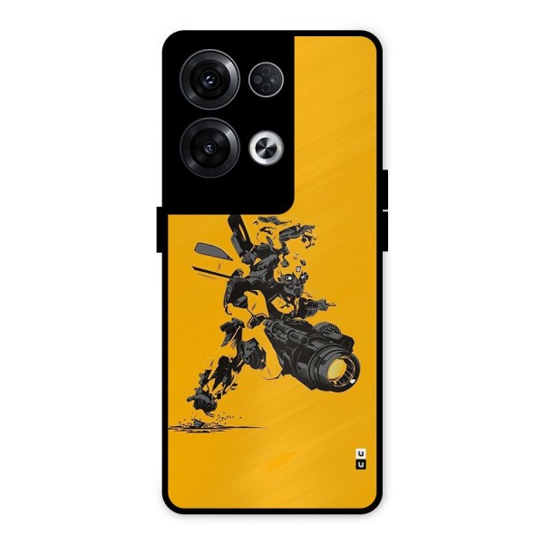 Bumblebee Metal Back Case for Oppo Reno8 Pro 5G