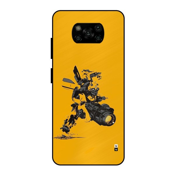 Bumblebee Metal Back Case for Poco X3