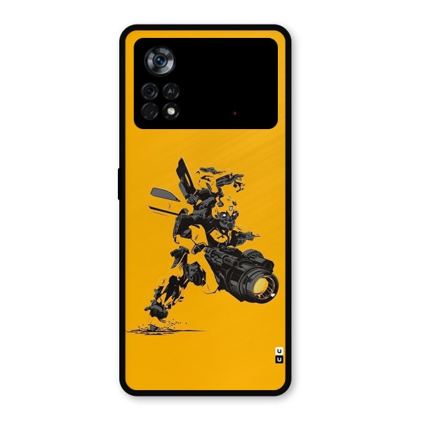 Bumblebee Metal Back Case for Poco X4 Pro 5G