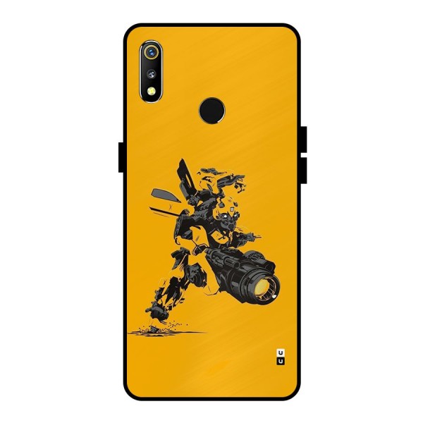 Bumblebee Metal Back Case for Realme 3i