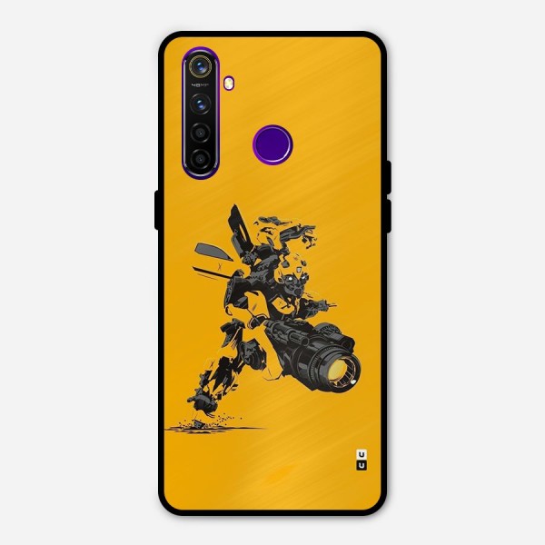 Bumblebee Metal Back Case for Realme 5 Pro