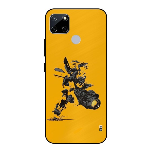 Bumblebee Metal Back Case for Realme Narzo 20