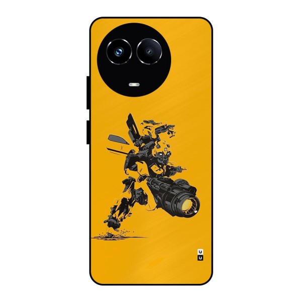 Bumblebee Metal Back Case for Realme Narzo 60X