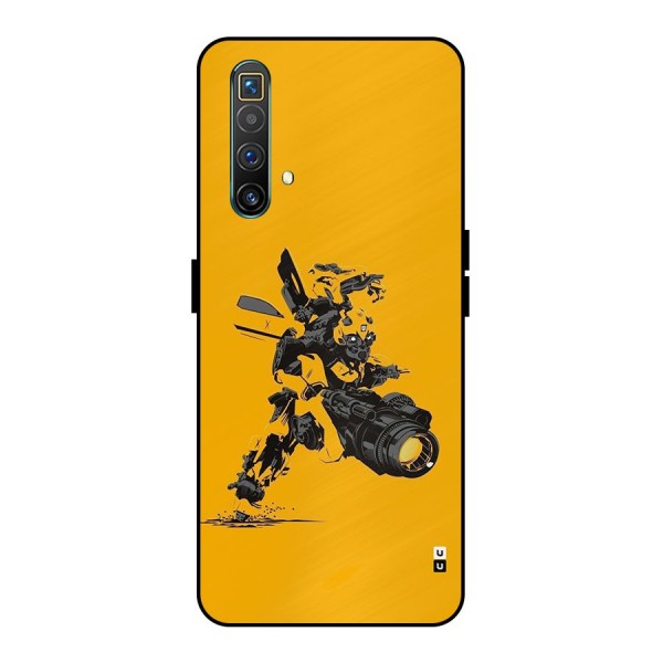 Bumblebee Metal Back Case for Realme X3 SuperZoom