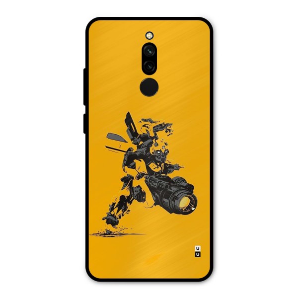 Bumblebee Metal Back Case for Redmi 8