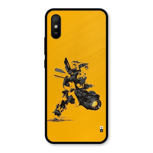 Bumblebee Metal Back Case for Redmi 9a