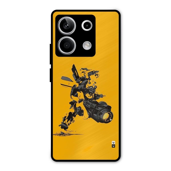 Bumblebee Metal Back Case for Redmi Note 13 5G