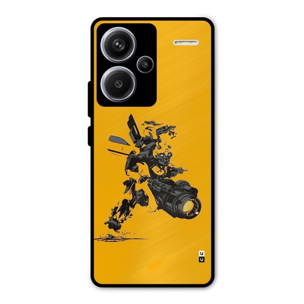 Bumblebee Metal Back Case for Redmi Note 13 Pro Plus