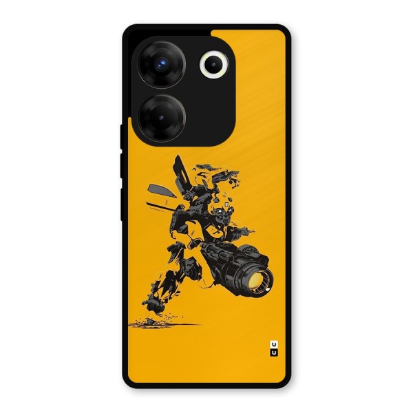 Bumblebee Metal Back Case for Tecno Camon 20 Pro