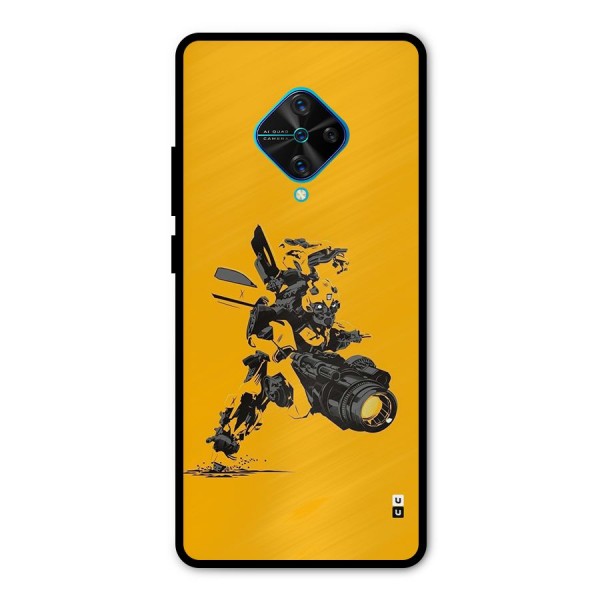 Bumblebee Metal Back Case for Vivo S1 Pro