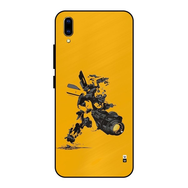 Bumblebee Metal Back Case for Vivo V11 Pro