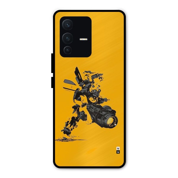 Bumblebee Metal Back Case for Vivo V23 Pro