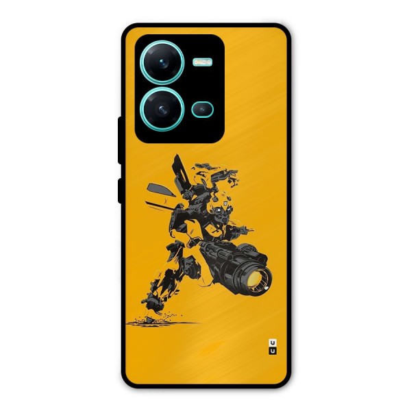 Bumblebee Metal Back Case for Vivo V25