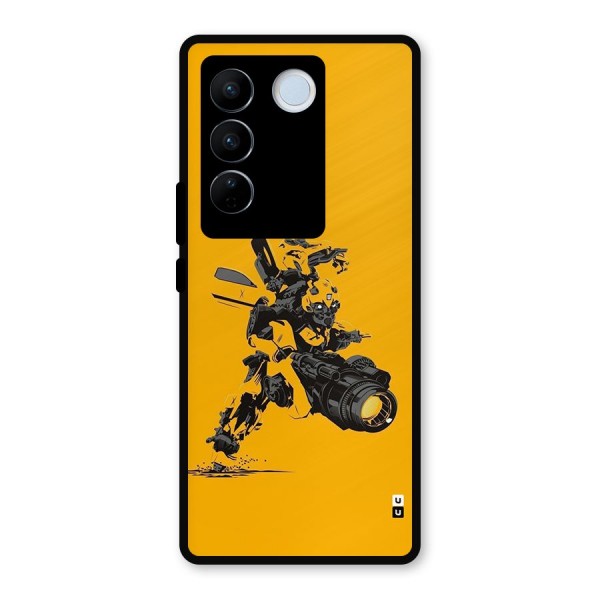 Bumblebee Metal Back Case for Vivo V27