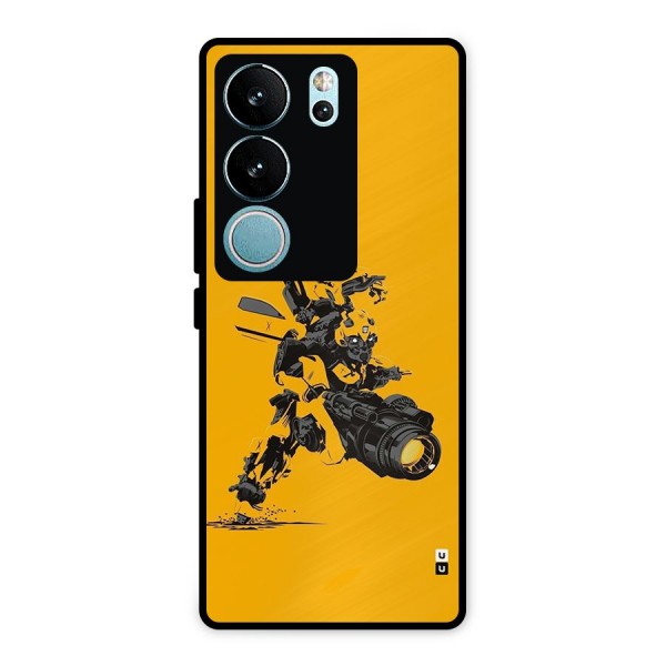 Bumblebee Metal Back Case for Vivo V29 Pro