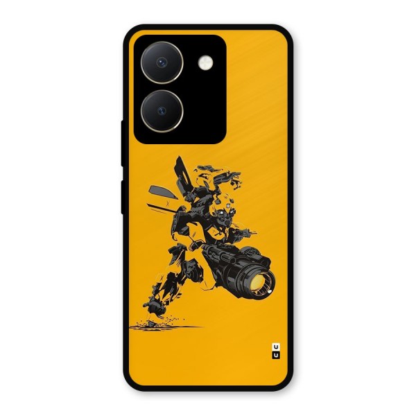 Bumblebee Metal Back Case for Vivo Y36