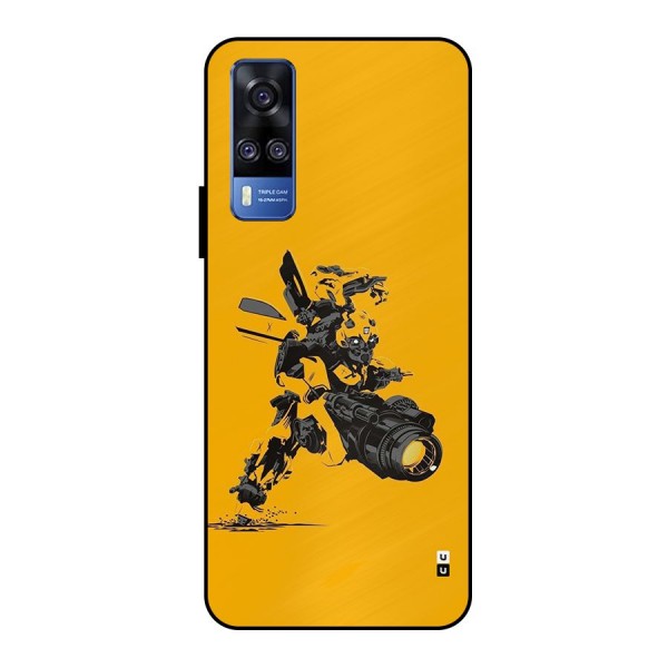 Bumblebee Metal Back Case for Vivo Y51