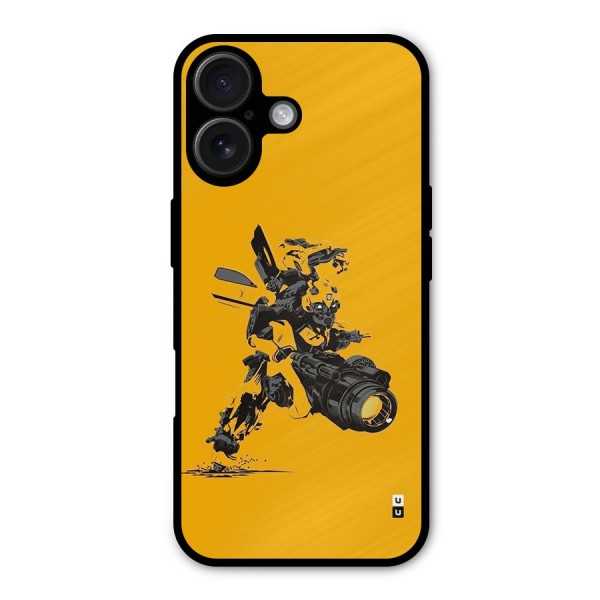 Bumblebee Metal Back Case for iPhone 16